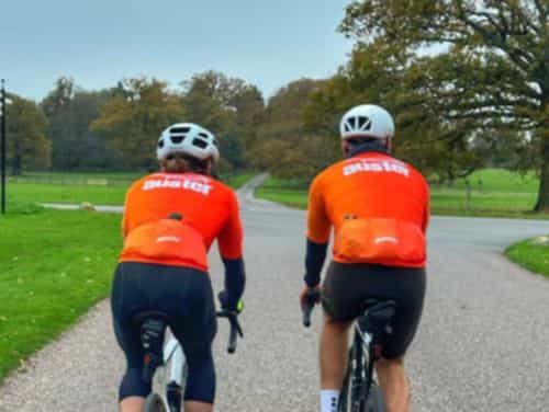 Two Auster riders in Windsor Great Park